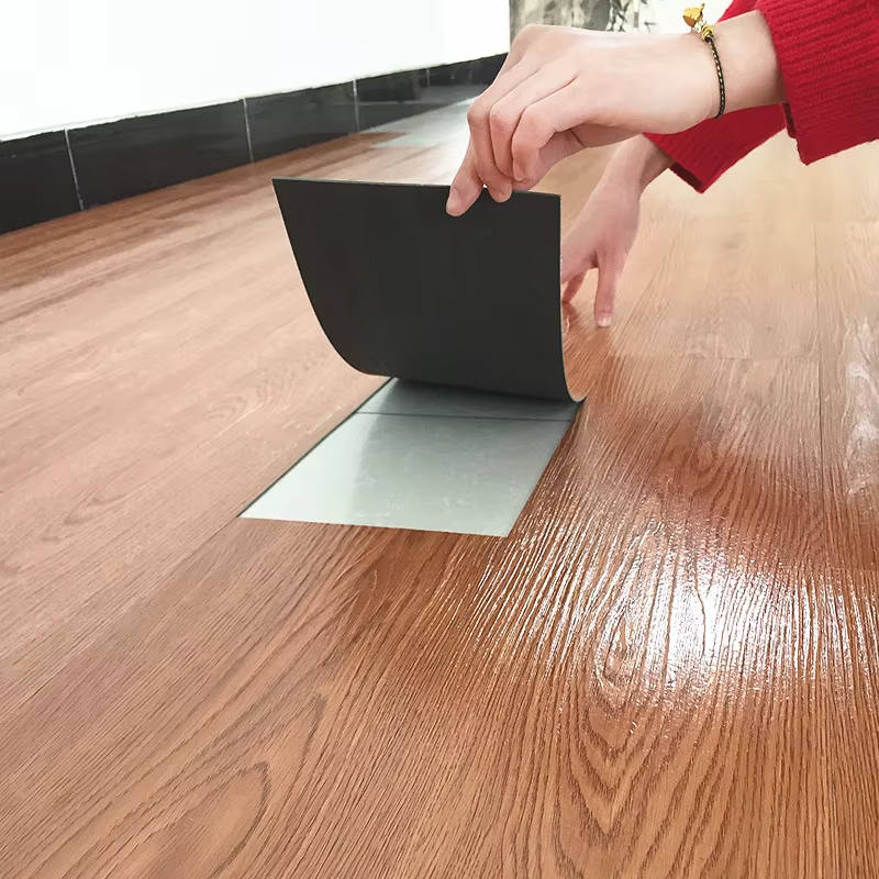 scratch resistant vinyl tiles